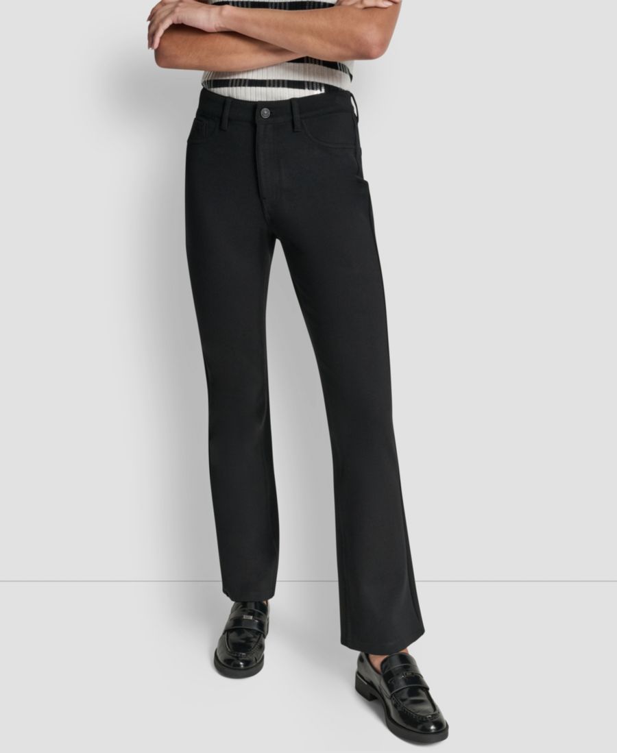 

Женские брюки средней посадки, с пятью карманами, зауженного кроя DKNY Jeans, Black