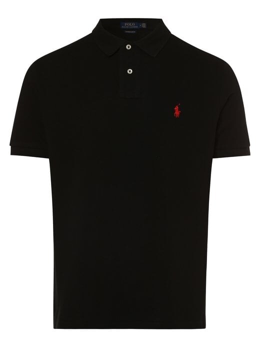

Рубашка поло узкого кроя по индивидуальному заказу Polo Ralph Lauren, черный