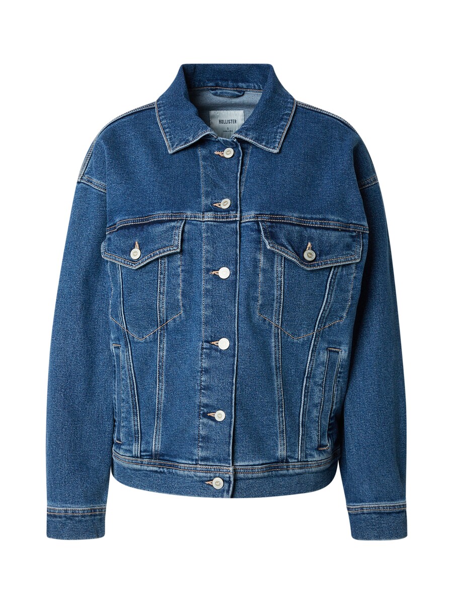 

Куртка межсезонная HOLLISTER, синий деним