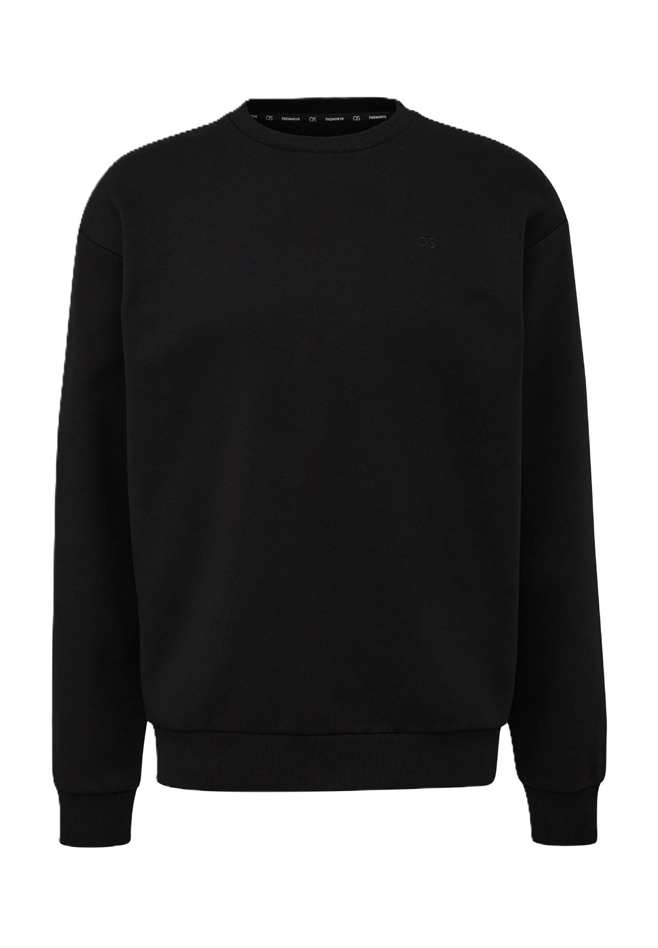 

Толстовка, вышивка логотипа, ребристые манжеты, мужская QS, цвет 99l0 Grey/black
