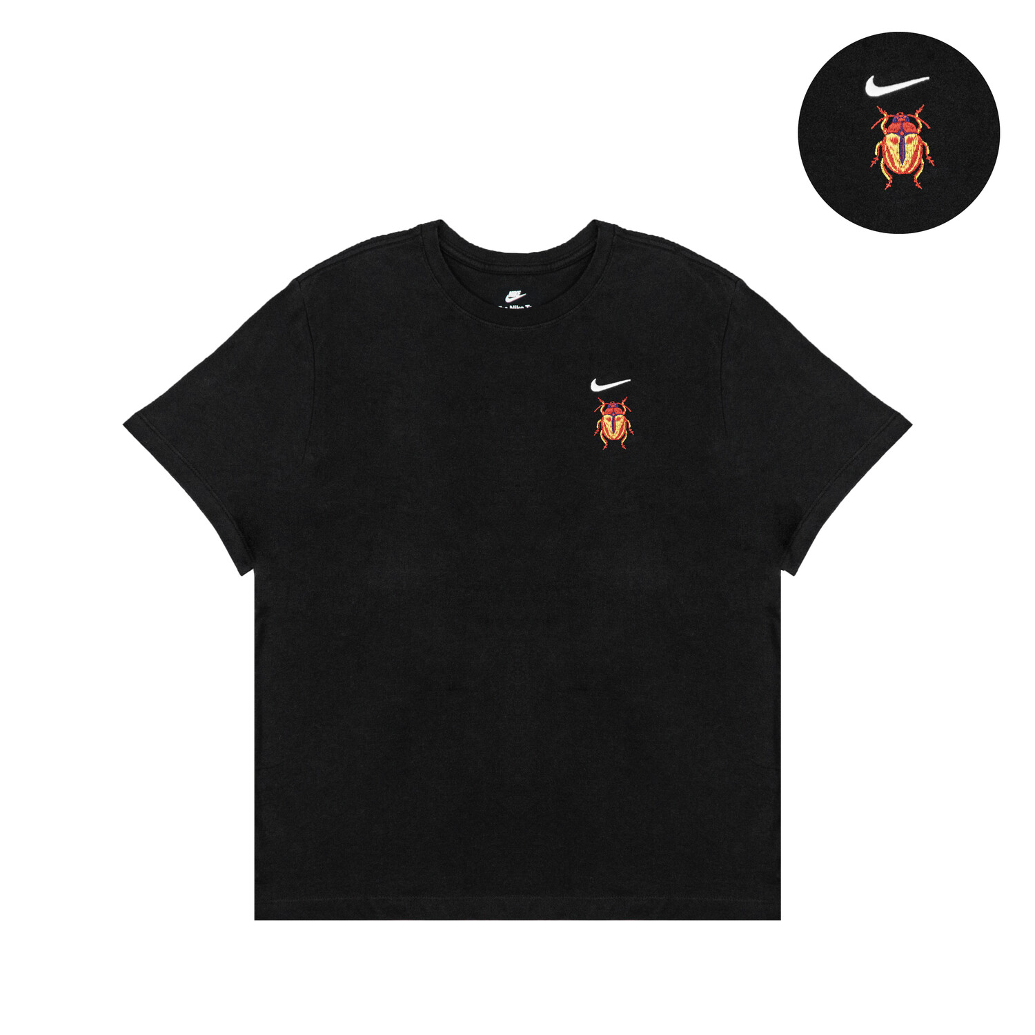 

Футболка унисекс черная Nike, черный