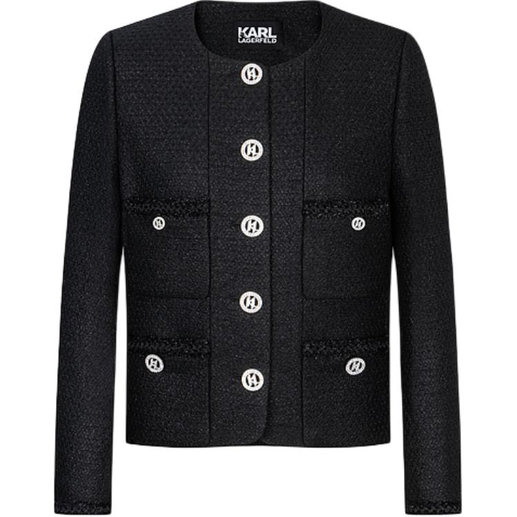 

KARL LAGERFELD / Karl Lagerfeld Jeans Куртка KARL LAGERFELD FW23 женская черная, Black