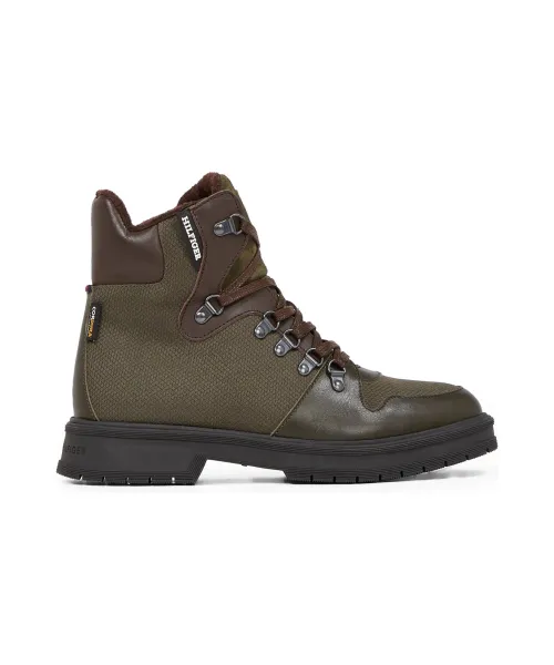 

Треккинговые ботинки из кожи Cordura Tommy Hilfiger, зеленый