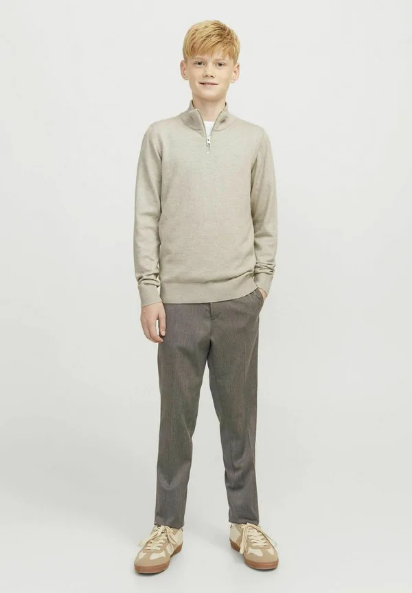 Джемил полумолния джемпер Jack & Jones Junior, Oatmeal
