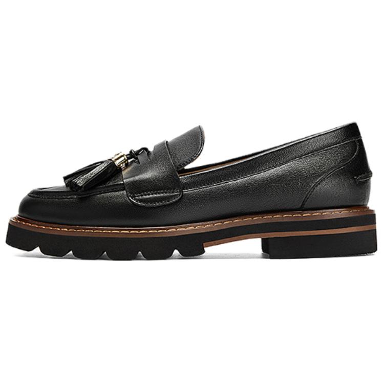 Женские лоферы Black/Brown NINE WEST