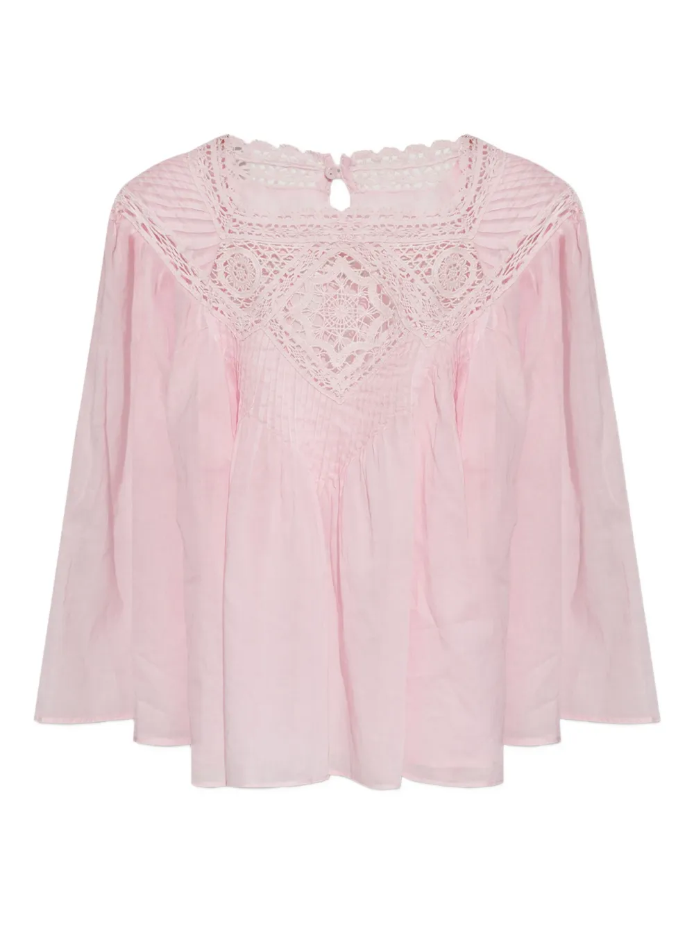 

Блузка с кружевной вставкой MARANT ÉTOILE, розовый