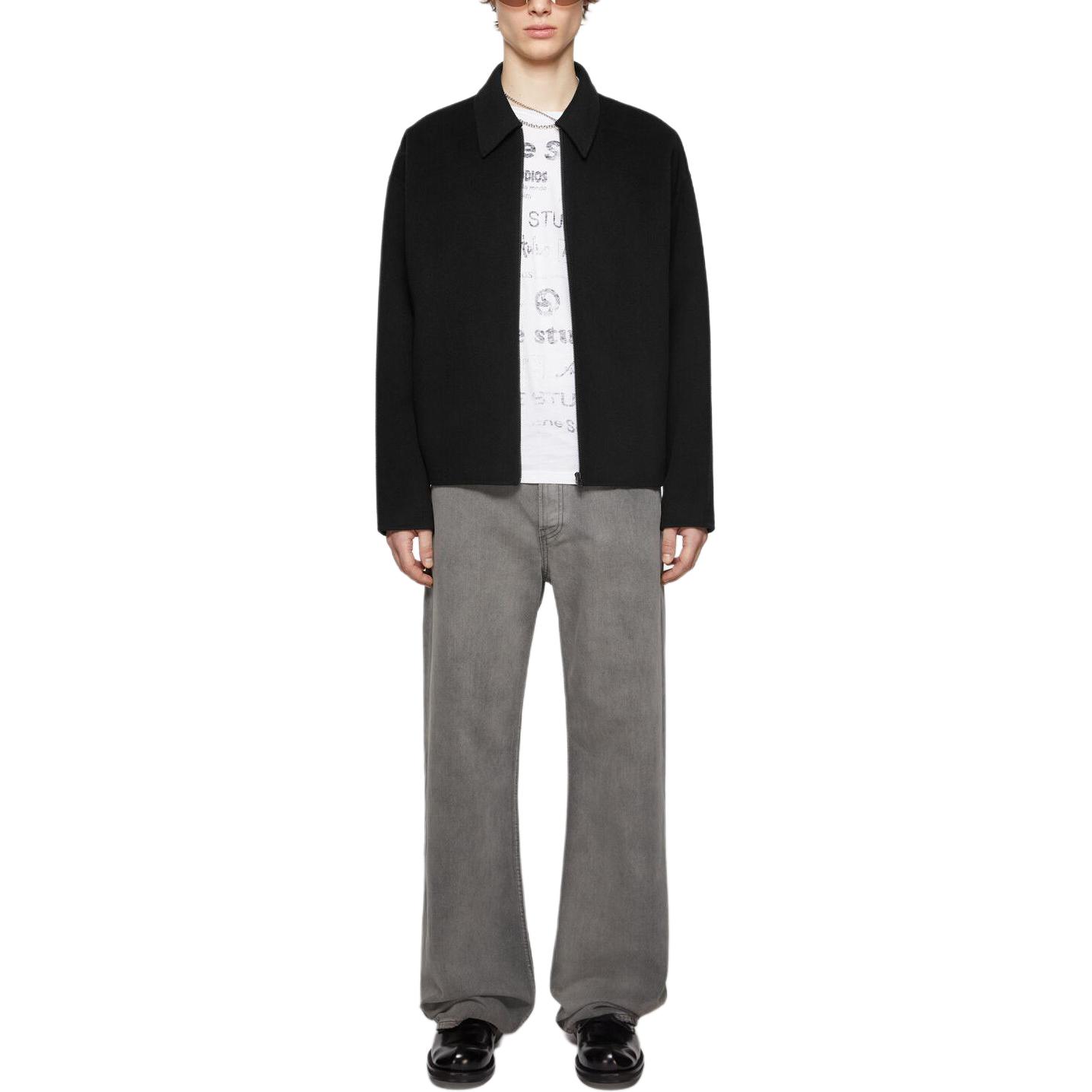 Acne Studios Джинсы SS24 1981M мужские антрацитово-серые — фото 4