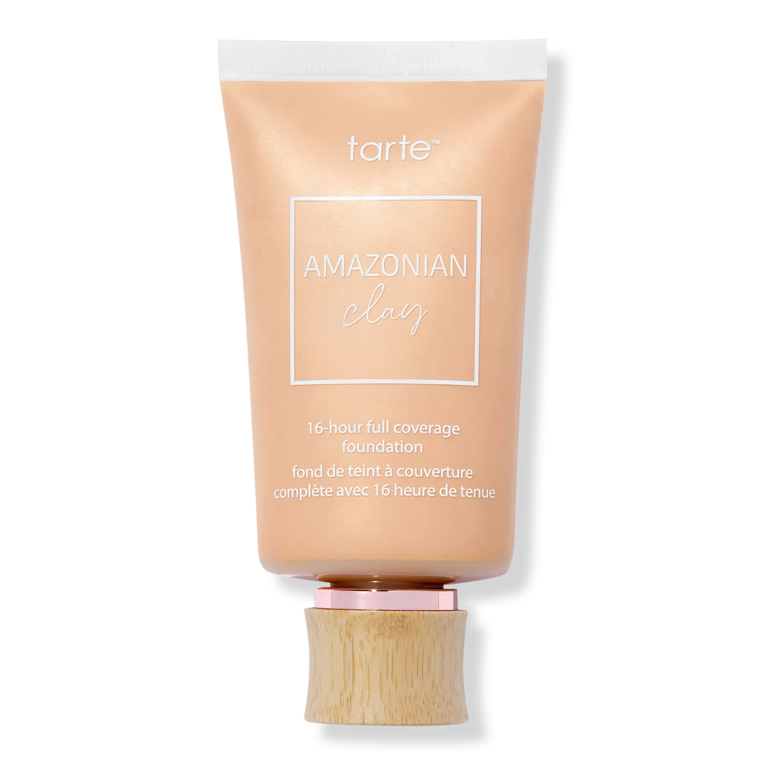 

Тональный крем с амазонской глиной, обеспечивающий 16-часовое покрытие. Tarte, 25H Light Honey (light skin with warm, peach undertones)