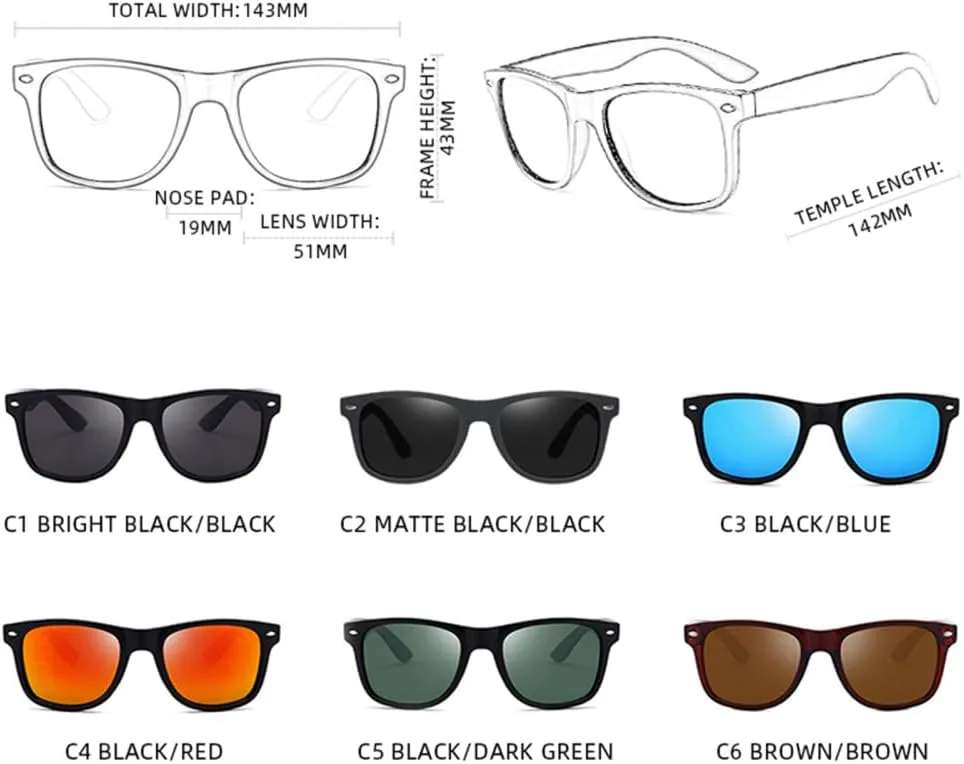 

Классические поляризованные солнцезащитные очки для мужчин и женщин в стиле ретро, ​​черные солнцезащитные очки для мужчин и женщин на лето для вождения VFDHN, 2