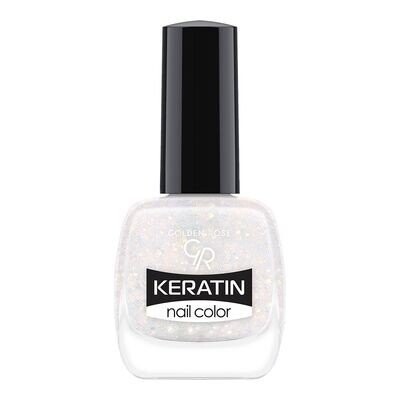

Кератиновый лак для ногтей 405 Golden Rose, Keratin Glitter Nail Color