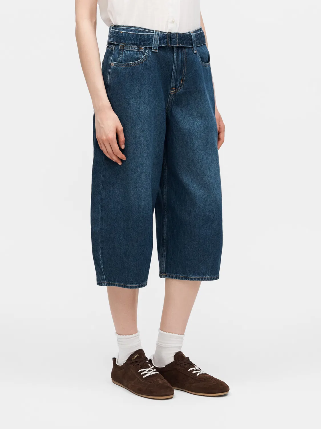 Джинсы Gap Barrel Jeans VERA синего цвета — фото 4