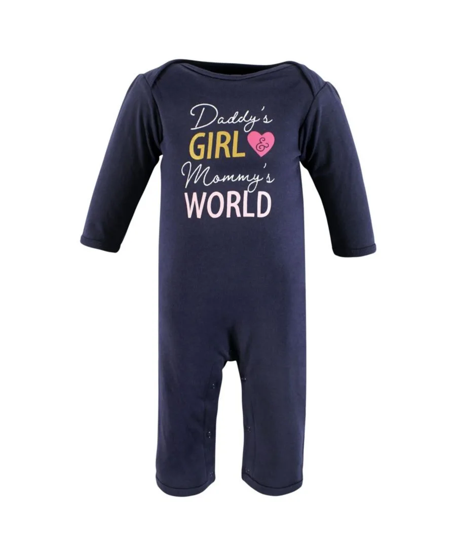 Мягкий хлопковый комбинезон для девочек Hudson Baby, Love At First Sight — фото 3