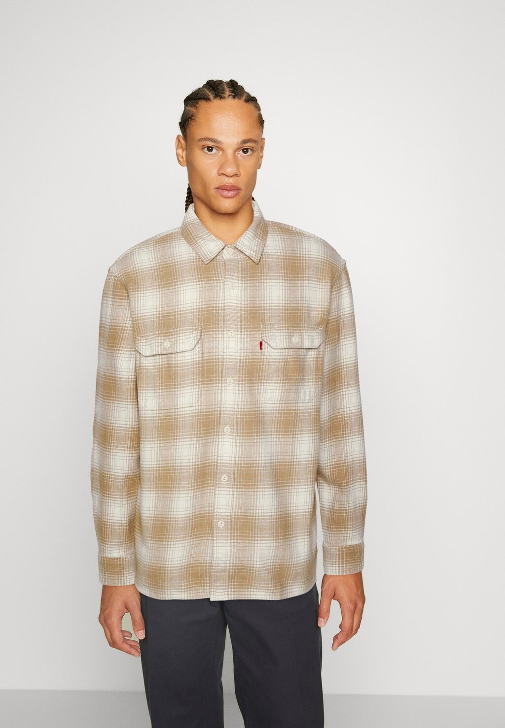 

Рубашка Jackson Worker Levi's, цвет tyrone iced coffee