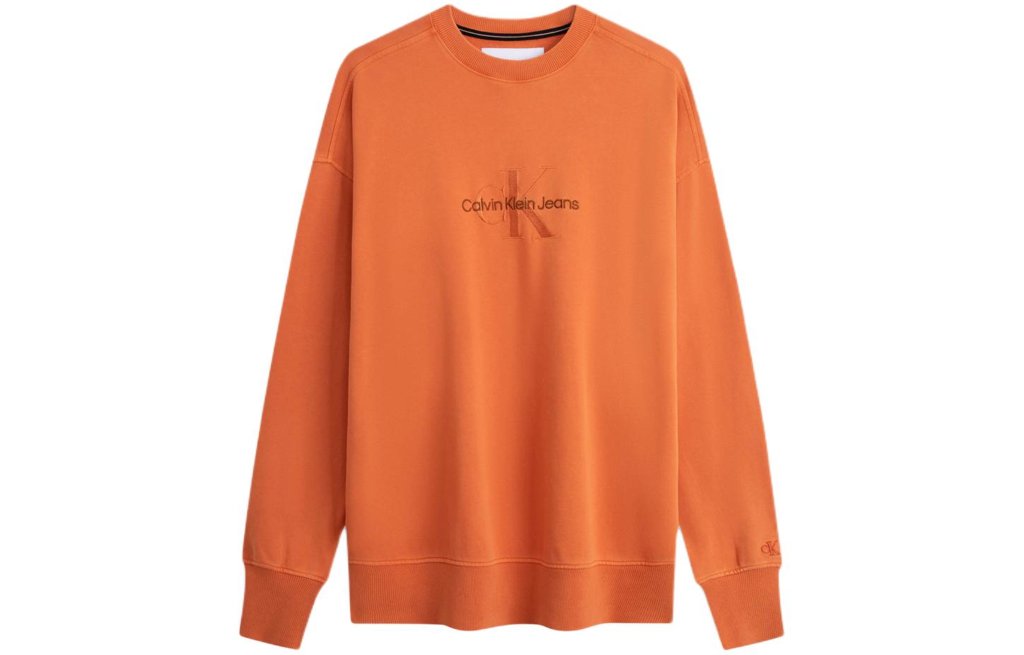 

Calvin Klein Свитшот мужской с воротником-стойкой красный