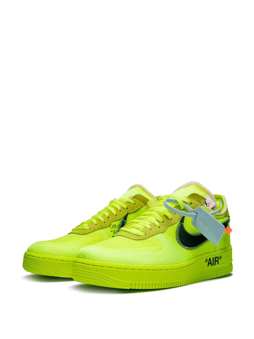 Кроссовки The 10th: Air Force 1 Low Nike X Off-White, зеленый — фото 2