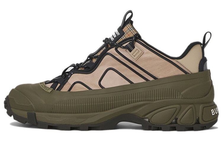

Кроссовки Burberry Arthur, зеленый / бежевый
