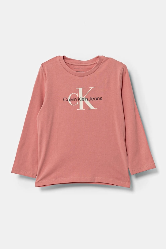 

Детская водолазка Calvin Klein Jeans, розовый