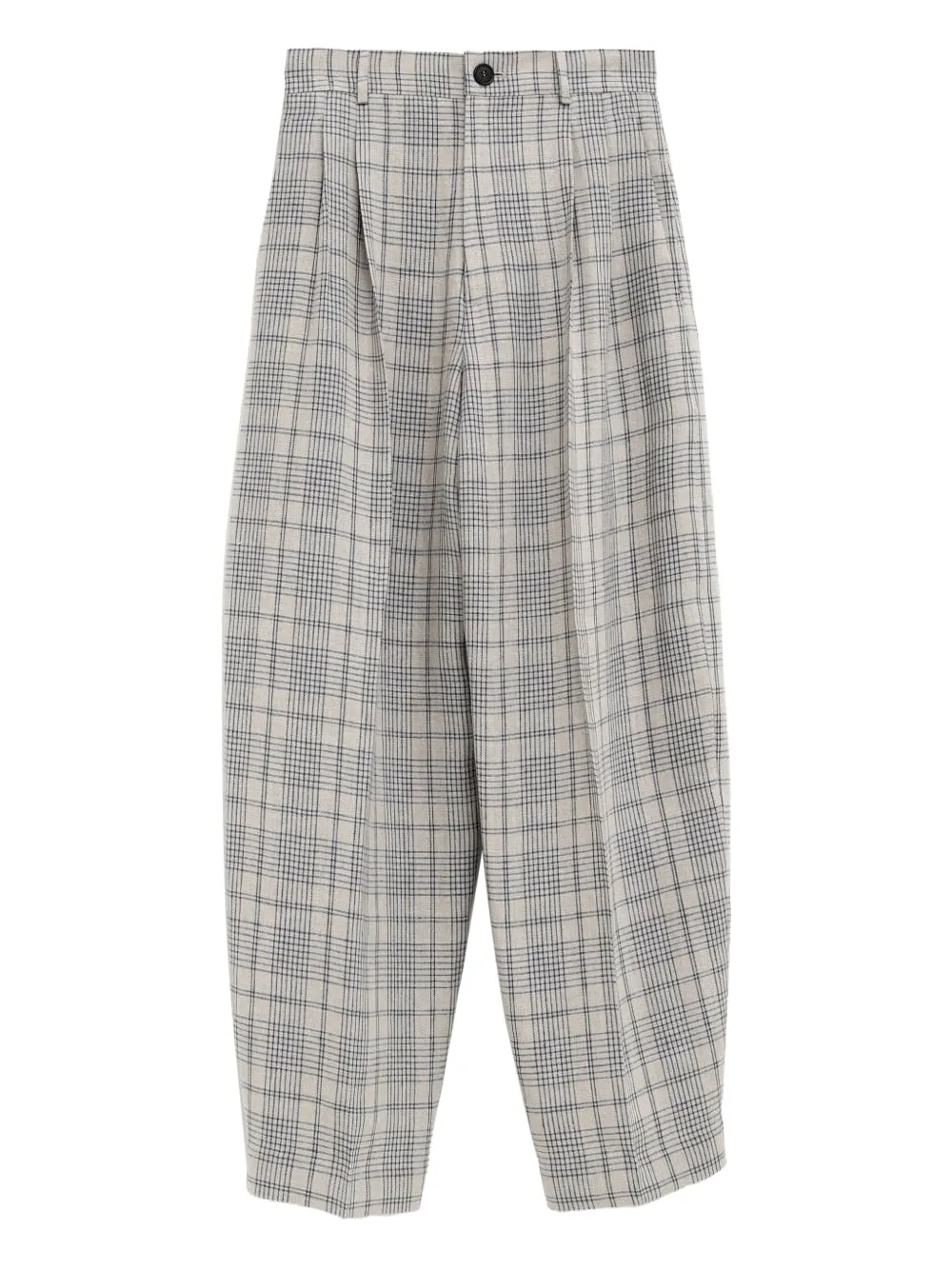 

Широкие брюки в клетку Cristaseya, нейтральный