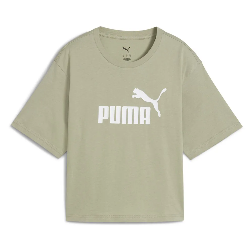 

Футболка с коротким рукавом Puma ESS No 1 Logo Cropped, зеленый
