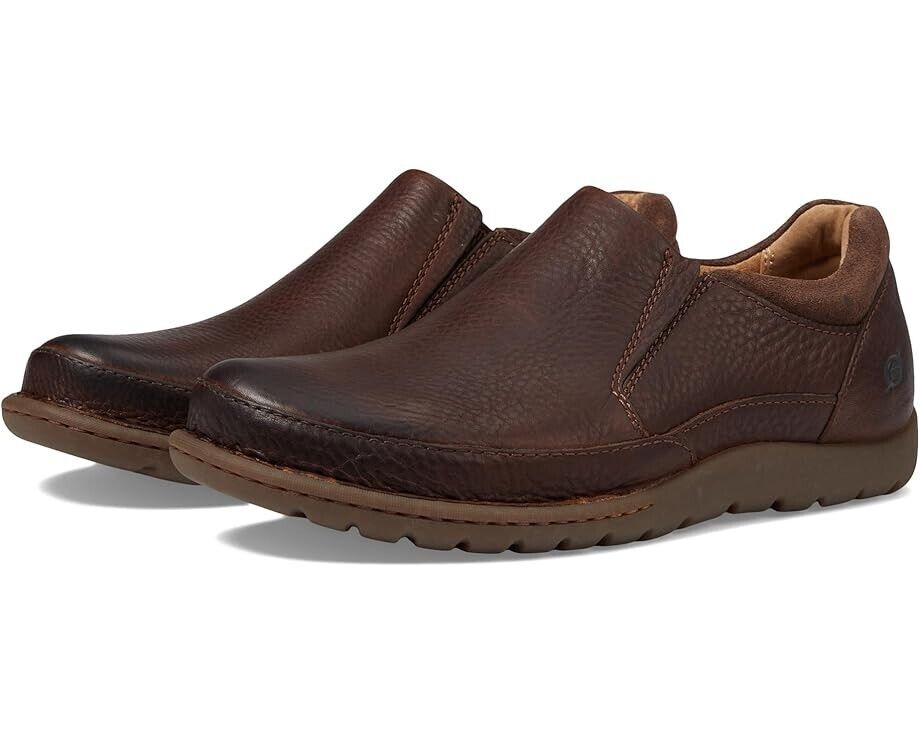 

Борн Найджел мужские размер США 9,5 темно-коричневые кожаные мюли Born