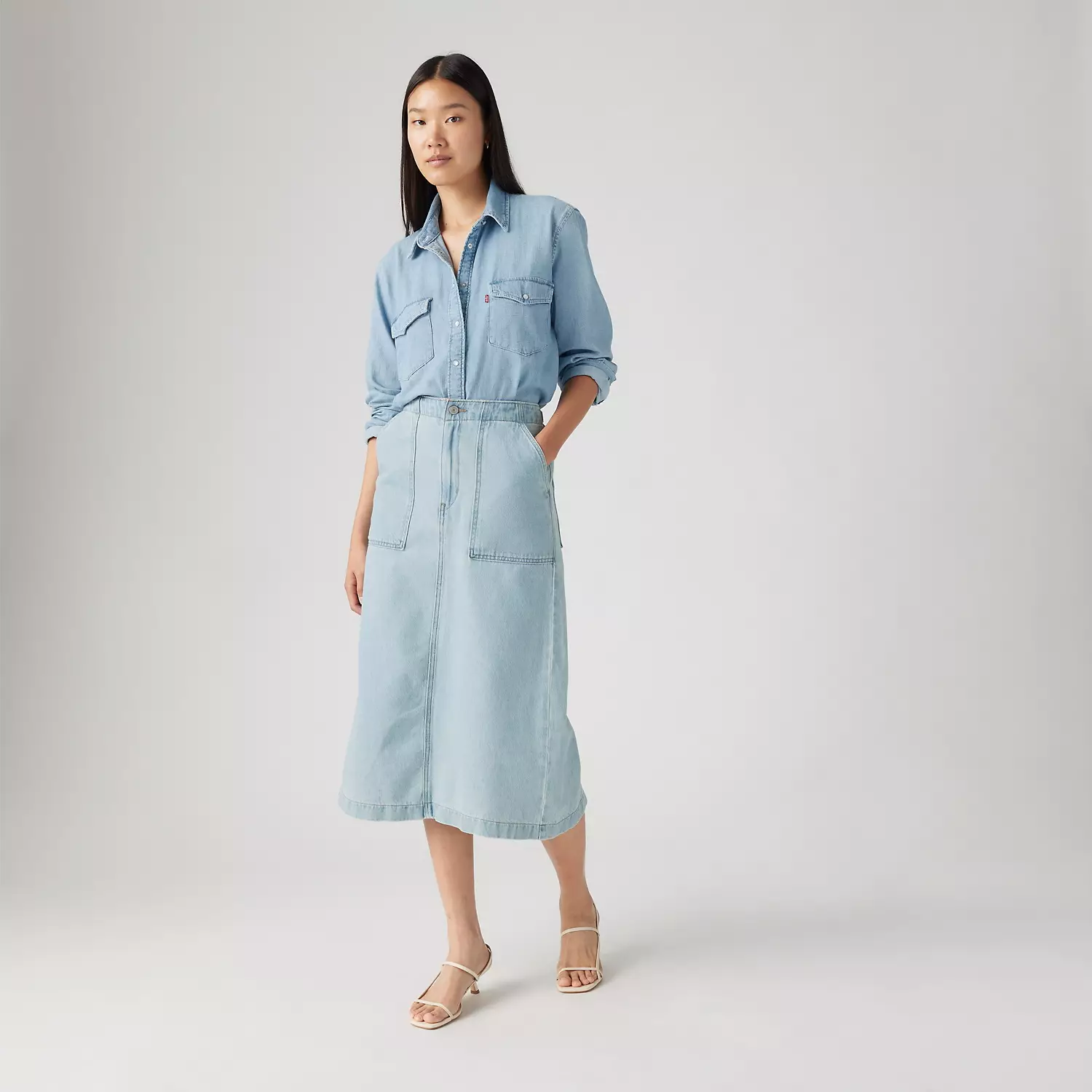 

Юбка Levi's, цвет Trek Tech Skirt - Light Wash