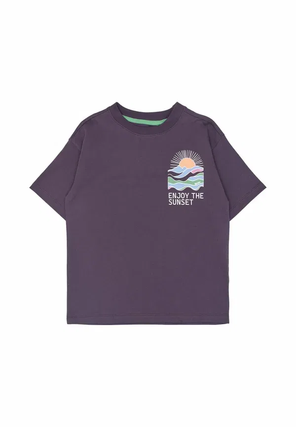 Футболка Tntuck os s_s tee print t-shirt The New, сладкий виноград — фото 3