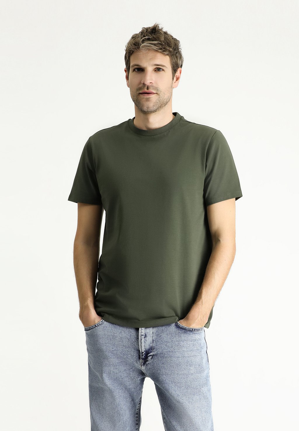 

Базовая футболка CREW NECK REGULAR FIT SOLID COLOR Kigili, оранжевый