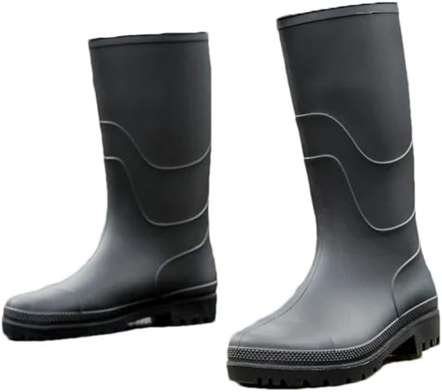 

Мужские водонепроницаемые ботинки Высокие резиновые сапоги Взрослые дождевые ботинки Generic, 347 High Cylinder