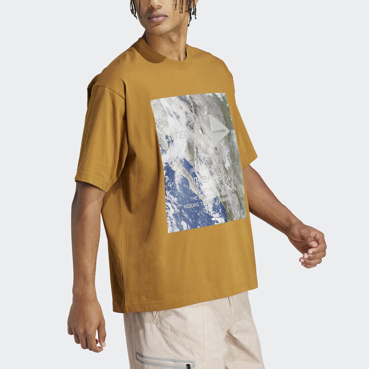 Футболка TERREX X And Wander унисекс желтая Adidas, желтый — фото 4