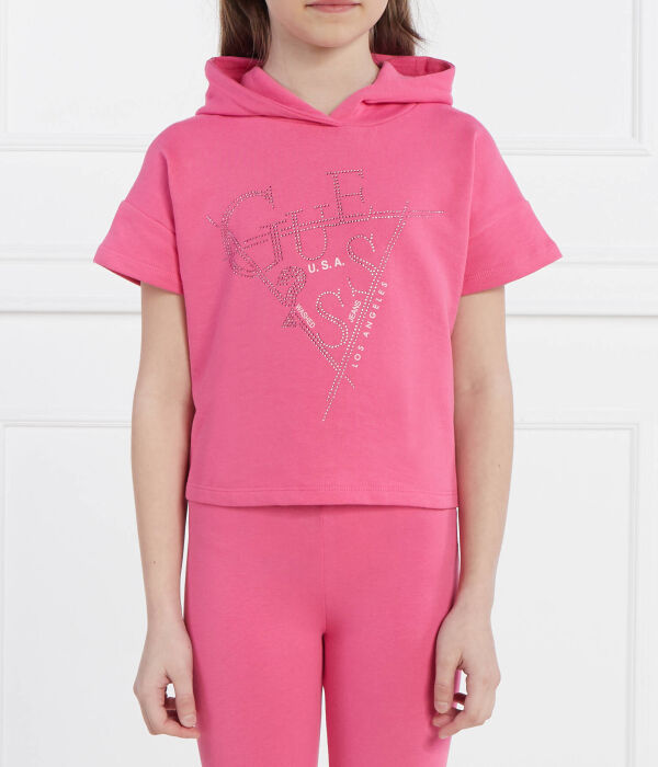 

Свитер ls активный Cropped fit Guess, розовый