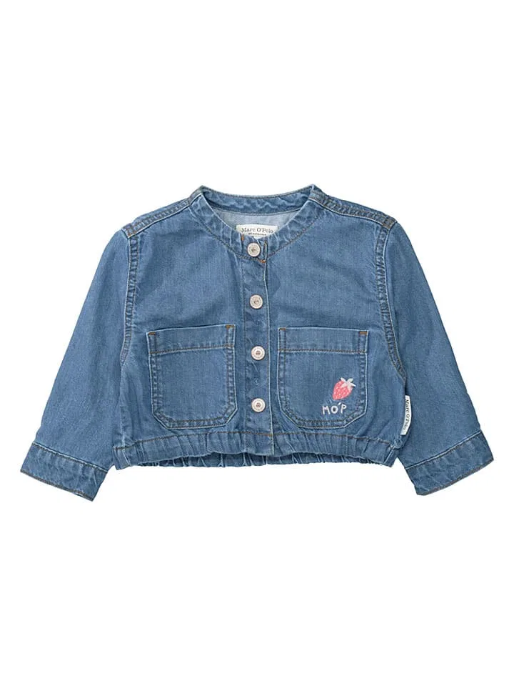 Джинсовая куртка, хлопок, Marc O'Polo Junior, синяя