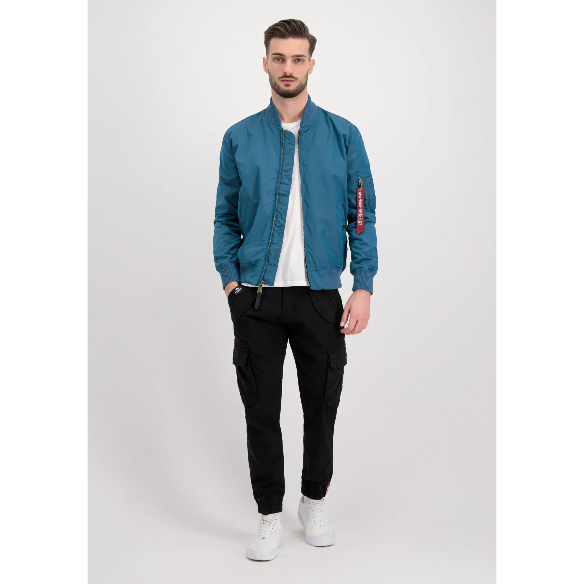 

Куртка-бомбер Alpha Industries " Alpha Industries Мужчины - Куртки-бомберы MA-1 TT", цвет морской волны