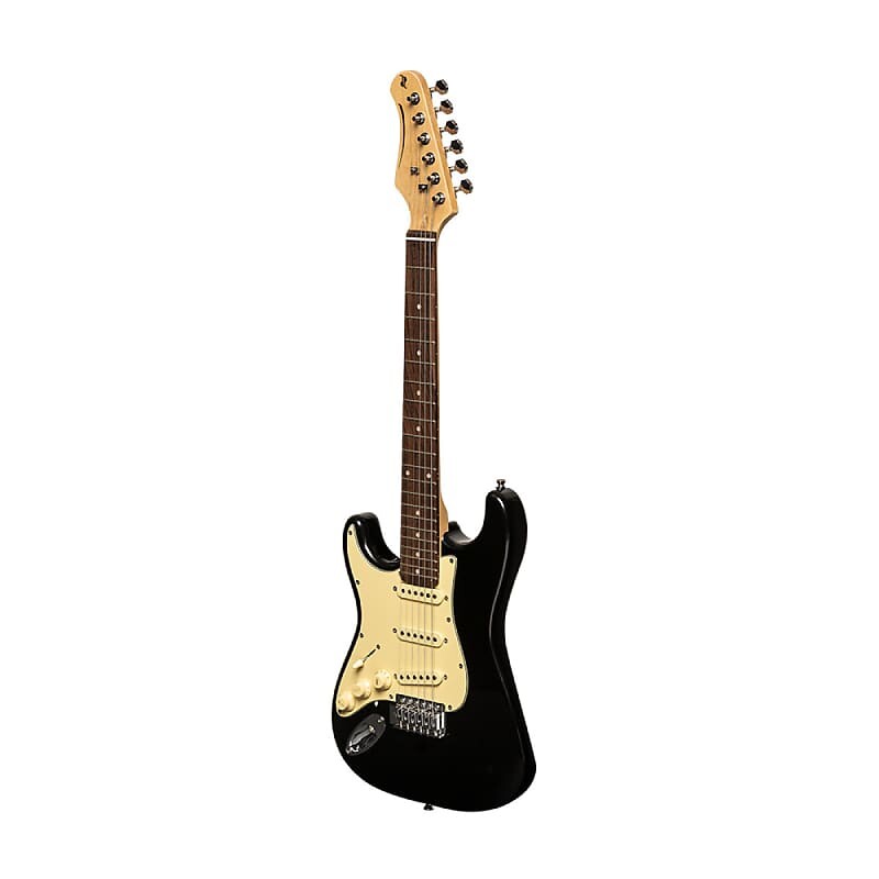 

Электрогитара 3/4 Size Kids Childs Electric Guitar Strat Style Left Hand - Black