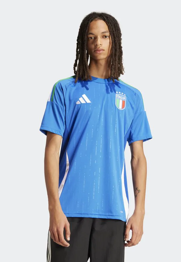 Домашняя футболка сборной италии по регби Adidas Performance, Blue — фото 3