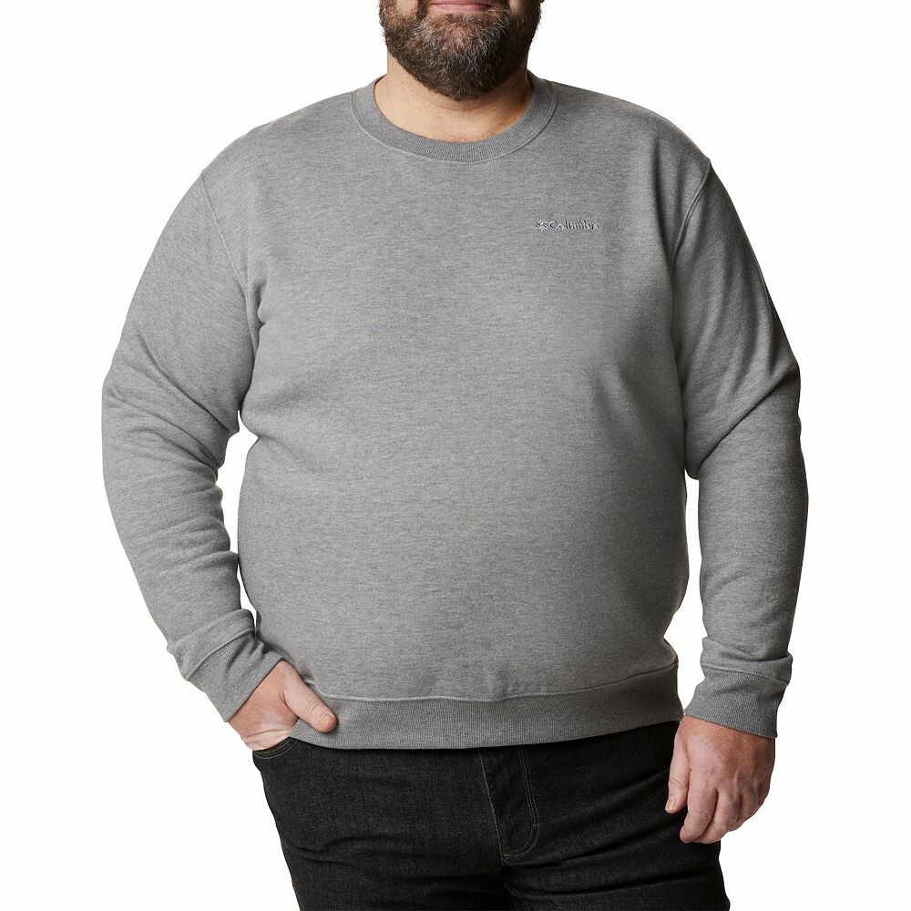 

Топ с круглым вырезом Big & Tall Columbia Hart Mountain, цвет Charcoal Heather