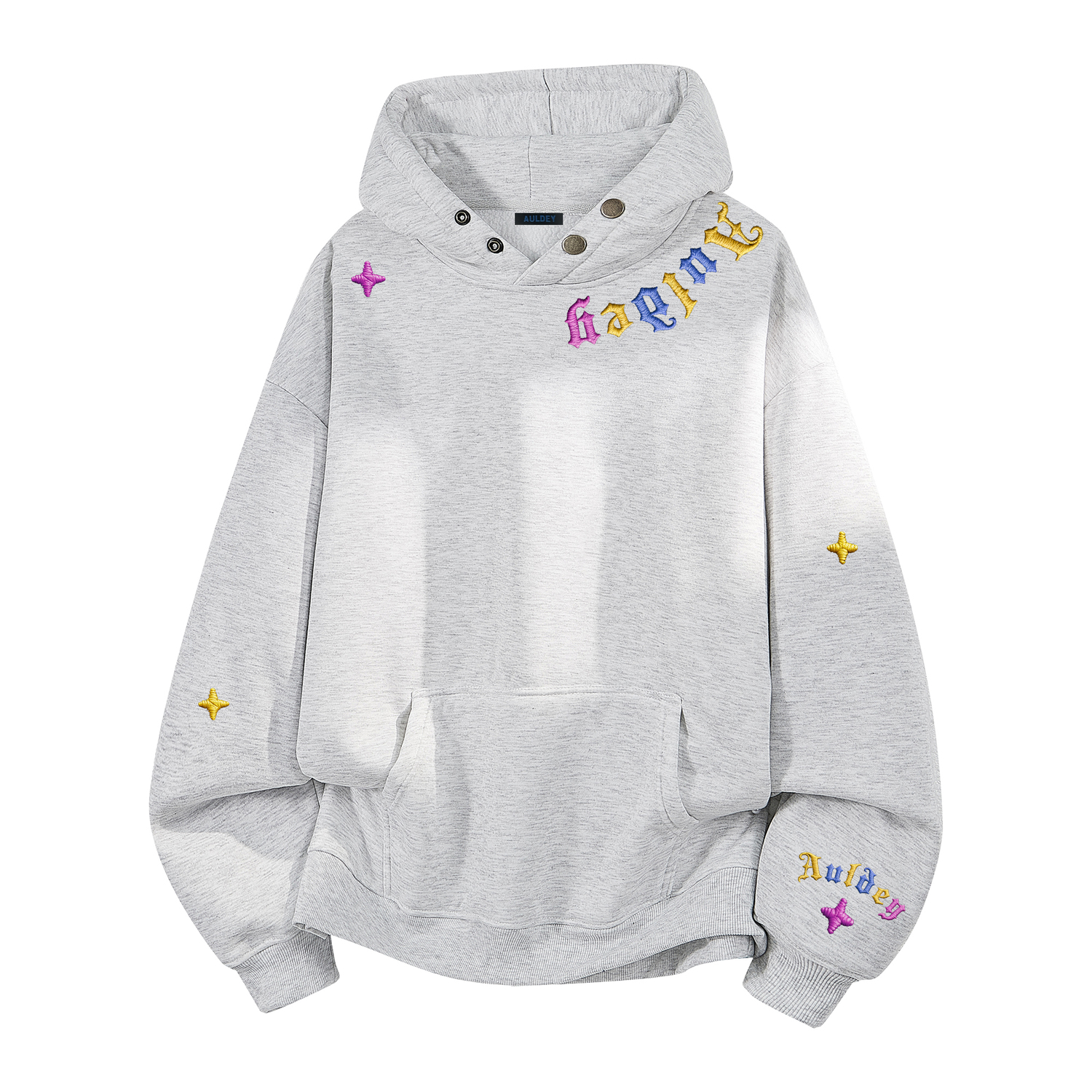 

Толстовка Unisex Hooded Moderate Regular AULDEY, heather серый[heavyweight thickened and fleece-lined]