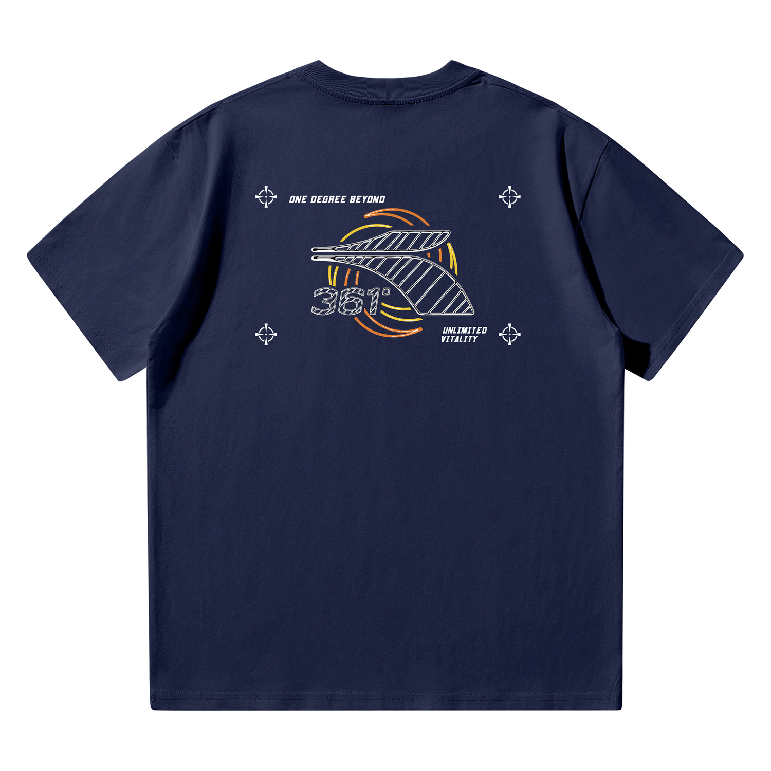 

361° Футболка Unisex Rush Blue Crew Neck Moderate Straight Fit