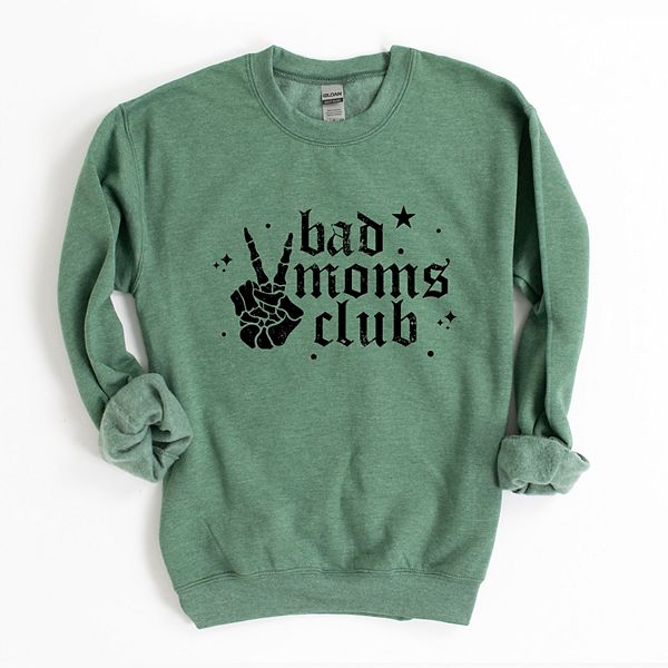 

Графический свитшот Bad moms club skeleton Simply Sage Market, Heather Green, Зеленый, Графический свитшот Bad moms club skeleton Simply Sage Market, Heather Green