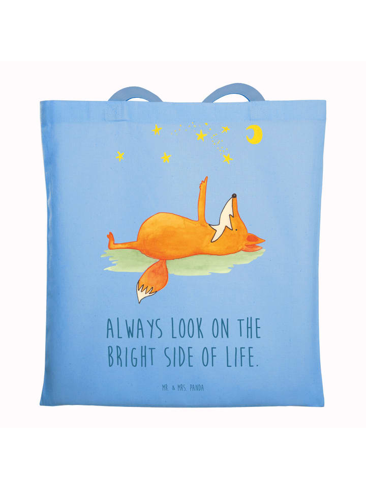 

Mr. & Mrs. Panda Сумка Fox Star с надписью, небесно-голубого цвета