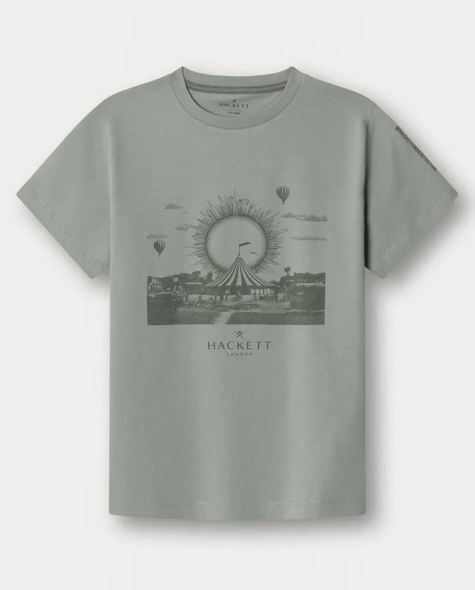 Детская футболка Festival Wheel Hackett, светло-зеленый