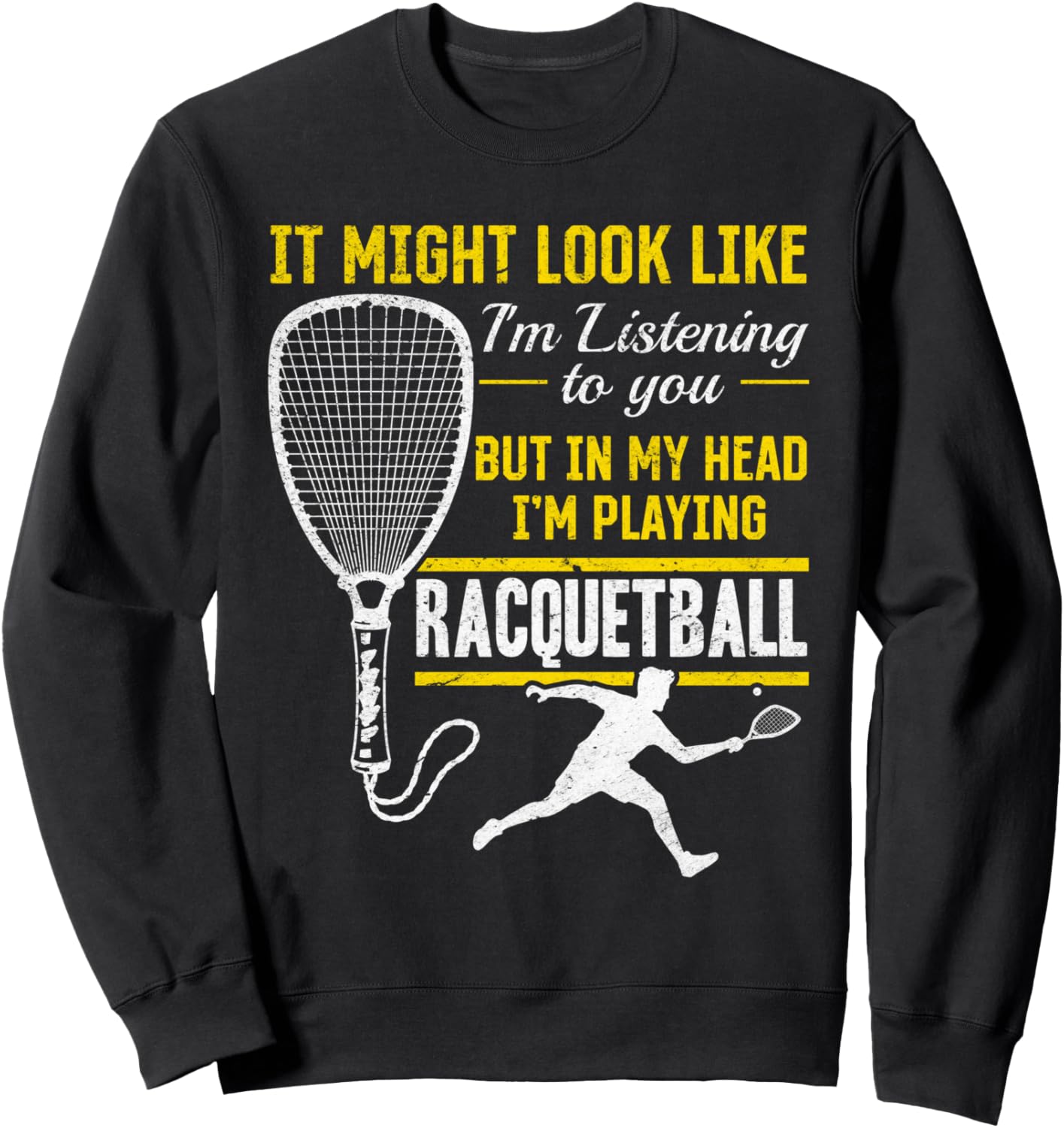 

Ракетбол - Но в моей голове я играю в ракетбол. Толстовка, черная Racquetball Game Racquetball Player, Черный, Ракетбол - Но в моей голове я играю в ракетбол. Толстовка, черная Racquetball Game Racquetball Player