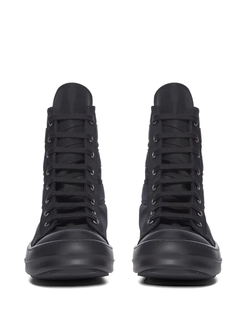 Веганские кроссовки с высокими вставками Rick Owens Drkshdw, черный — фото 2