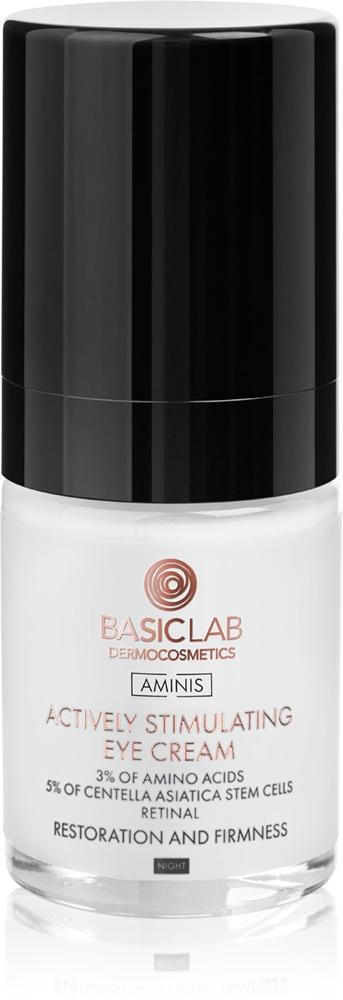 

Ночной крем для кожи вокруг глаз Dermocosmetics Amine Firming and Firming Eye Cream Basiclab, 18 мл