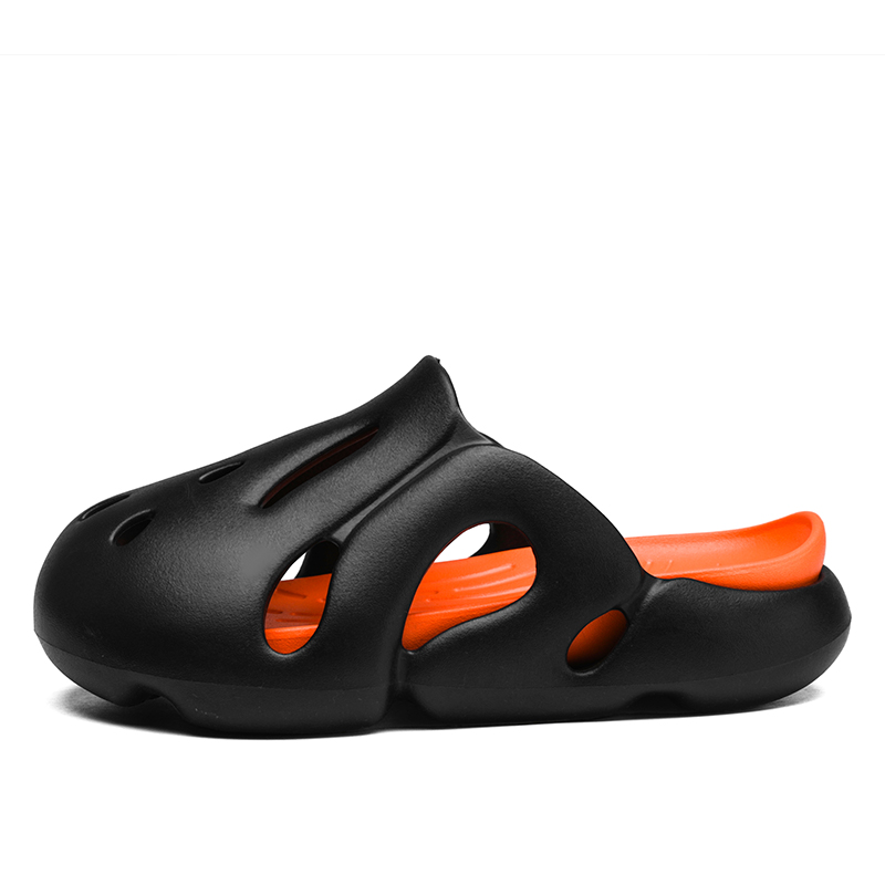 

Jinho Клоги мужские черно-оранжевые, цвет Black Orange