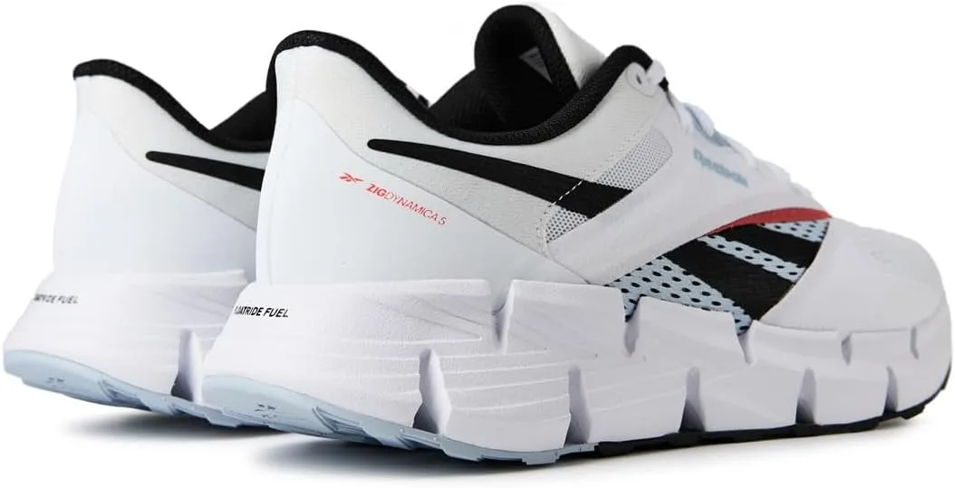 Кроссовки Reebok унисекс Zig Dynamica 5, черный/красный — фото 4
