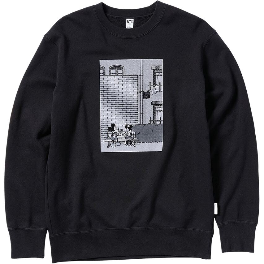 

Толстовка унисекс черная Uniqlo, черный
