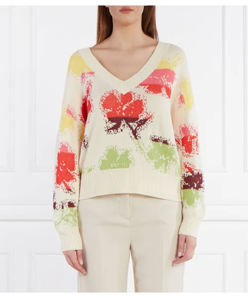 

Свитер Loose fit Desigual, бежевый
