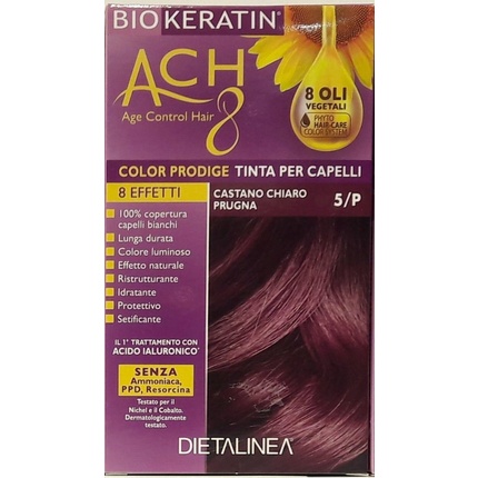 

Краска для волос Biokeratin Color 5/P Light Plum Brown 212g