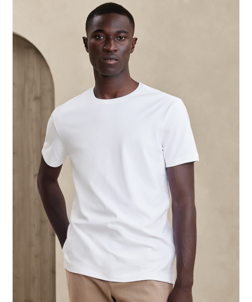 

Футболка, крой лёгкий, материал люкс-тач BANANA REPUBLIC, белый