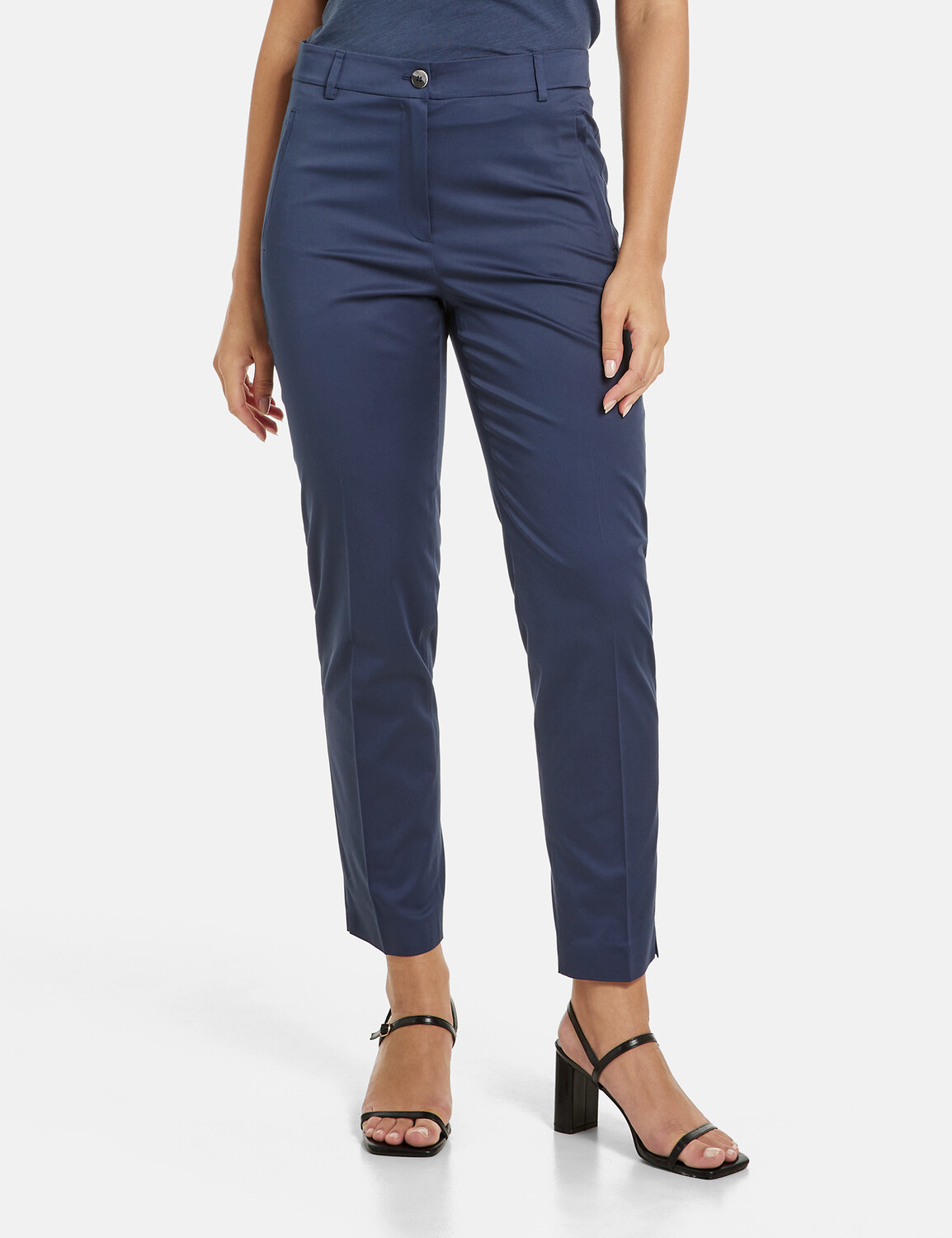 

Брюки Gerry Weber Hose Tuch/Kombi verkürzt, индиго